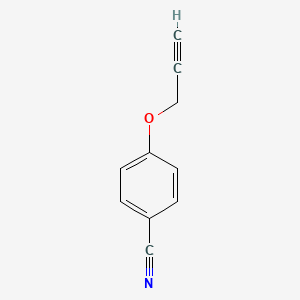 molecular formula C10H7NO B1620623 4-(Prop-2-yn-1-yloxy)benzonitrile CAS No. 33143-80-5