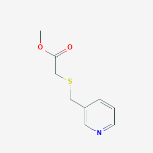 Methyl 2-[(3-pyridylmethyl)thio]acetate