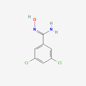 molecular formula C7H6Cl2N2O B1620634 3,5-Dichloro-N-hydroxy-benzamidine CAS No. 22179-81-3