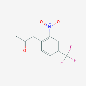 1-(2-Nitro-4-(trifluoromethyl)phenyl)propan-2-one