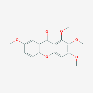 molecular formula C17H16O6 B162064 1,2,3,7-Tetramethoxyxanthone 