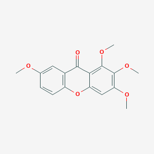 molecular formula C17H16O6 B162064 1,2,3,7-四甲氧基黄酮 CAS No. 22804-52-0