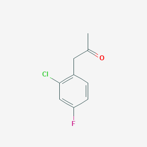 molecular formula C9H8ClFO B1620640 2-Chloro-4-fluorophenylacetone CAS No. 845781-18-2