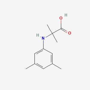 2-(3,5-Dimethylanilino)-2-methylpropanoic acid