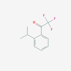 molecular formula C11H11F3O B1620647 2'-iso-Propyl-2,2,2-trifluoroacetophenone CAS No. 845823-14-5