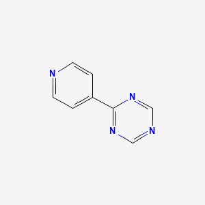 molecular formula C8H6N4 B1620657 2-(4-Pyridinyl)-1,3,5-triazine CAS No. 68847-44-9