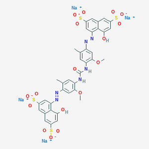 molecular formula C37H28N6Na4O17S4 B162066 C.I. Direct Red 79, tetrasodium salt CAS No. 1937-34-4
