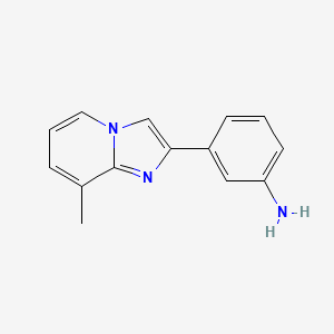 3-(8-Methyl-imidazo[1,2-a]pyridin-2-yl)-phenylamine