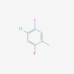 molecular formula C7H5ClFI B1620674 4-Chloro-2-fluoro-5-iodotoluene CAS No. 202982-69-2