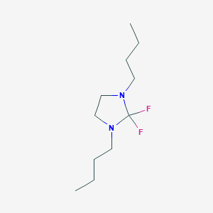 molecular formula C11H22F2N2 B1620688 1,3-Dibutyl-2,2-difluoroimidazolidine CAS No. 220405-42-5