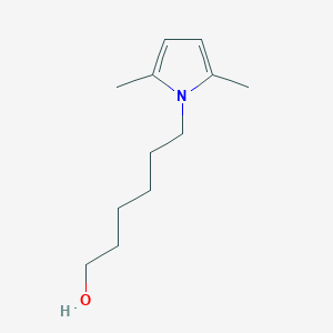 molecular formula C12H21NO B1620694 6-(2,5-dimethyl-1H-pyrrol-1-yl)hexan-1-ol CAS No. 280133-18-8