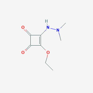 3-(2,2-Dimethylhydrazino)-4-ethoxycyclobut-3-ene-1,2-dione