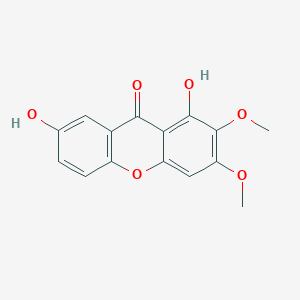 molecular formula C15H12O6 B162070 1,7-Dihydroxy-2,3-dimethoxyxanthone CAS No. 78405-33-1