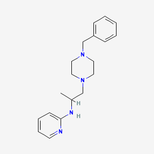 molecular formula C19H26N4 B1620710 N-[1-(4-benzylpiperazin-1-yl)propan-2-yl]pyridin-2-amine CAS No. 301334-98-5