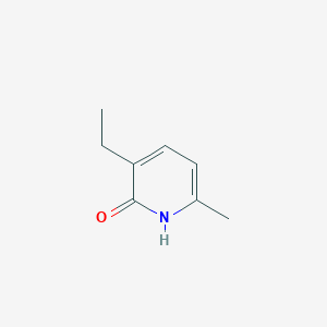 molecular formula C8H11NO B1620713 3-ethyl-6-methyl-1H-pyridin-2-one CAS No. 90086-88-7