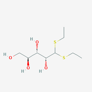 molecular formula C9H20O4S2 B1620723 L-Arabinose diethyldithioacetal CAS No. 43179-48-2
