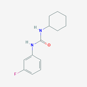 molecular formula C13H17FN2O B1620727 N-(6-ethyl-4-methylquinazolin-2-yl)guanidine CAS No. 5361-25-1