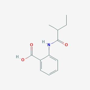 2-[(2-Methylbutanoyl)amino]benzoic acid