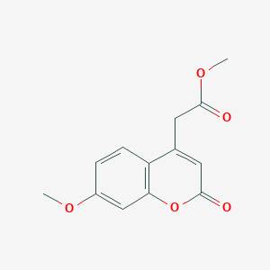 molecular formula C13H12O5 B1620740 methyl (7-methoxy-2-oxo-2H-chromen-4-yl)acetate CAS No. 62935-73-3