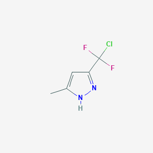 molecular formula C5H5ClF2N2 B1620742 3-(Chlorodifluoromethyl)-5-methyl-1H-pyrazole CAS No. 321998-14-5