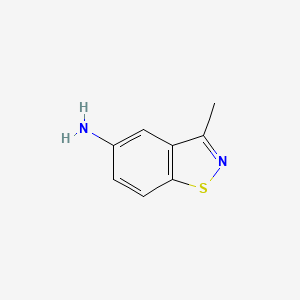 molecular formula C8H8N2S B1620744 5-Amino-3-methyl-1,2-benzisothiazole CAS No. 73437-03-3