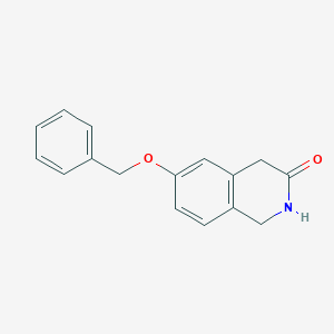 molecular formula C16H15NO2 B1620745 1,4-Dihydro-6-phenylmethoxy-3(2H)-isoquinolinone CAS No. 252061-87-3