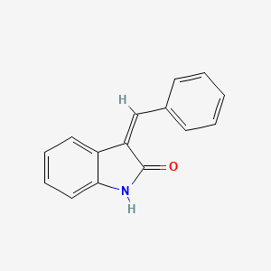 molecular formula C15H11NO B1620751 3-亚苄基吲哚啉-2-酮 CAS No. 3359-49-7