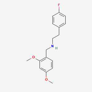molecular formula C17H20FNO2 B1620756 (2,4-Dimethoxybenzyl)[2-(4-fluorophenyl)ethyl]amine CAS No. 355382-64-8