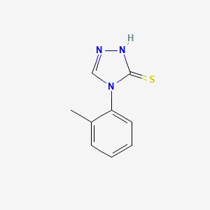 molecular formula C9H9N3S B1620757 4-(2-methylphenyl)-4H-1,2,4-triazole-3-thiol CAS No. 36017-19-3