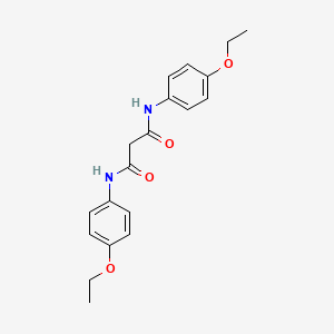 molecular formula C19H22N2O4 B1620760 N,N'-bis(4-ethoxyphenyl)propanediamide CAS No. 4270-37-5
