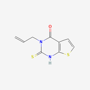 molecular formula C9H8N2OS2 B1620763 3-烯丙基-2-巯基噻吩并[2,3-d]嘧啶-4(3H)-酮 CAS No. 51550-04-0