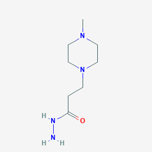 molecular formula C8H18N4O B1620765 3-(4-甲基哌嗪-1-基)丙酰肼 CAS No. 24636-93-9