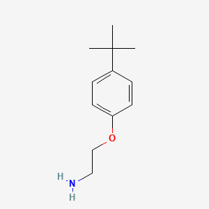 molecular formula C12H20NO+ B1620770 2-(4-叔丁基苯氧基)乙胺 CAS No. 50634-73-6
