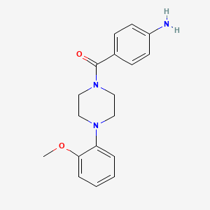 (4-Aminophenyl)[4-(2-methoxyphenyl)piperazino]methanone