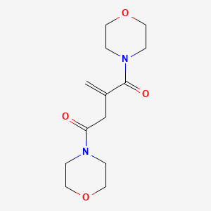 B1620779 2-Methylidene-1,4-dimorpholinobutane-1,4-dione CAS No. 306937-26-8