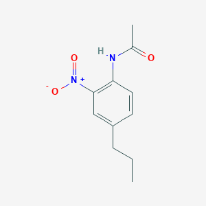 molecular formula C11H14N2O3 B1620784 N-(2-nitro-4-propylphenyl)acetamide CAS No. 99841-36-8