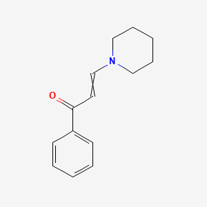 molecular formula C14H17NO B1620791 2-Propen-1-one, 1-phenyl-3-(1-piperidinyl)- CAS No. 4452-12-4