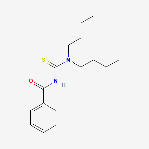molecular formula C16H24N2OS B1620797 N-[(Dibutylamino)thioxomethyl]-benzamide CAS No. 68141-55-9