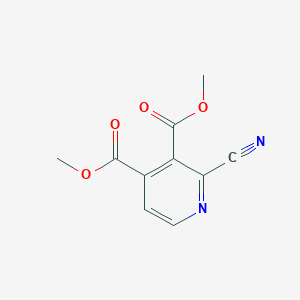 molecular formula C10H8N2O4 B1620798 Dimethyl 2-cyanopyridine-3,4-dicarboxylate CAS No. 205646-62-4
