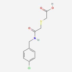 2-({2-[(4-Chlorobenzyl)amino]-2-oxoethyl}sulfanyl)acetic acid