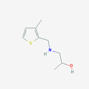 molecular formula C9H15NOS B1620820 1-[(3-Methyl-thiophen-2-ylmethyl)-amino]-propan-2-ol CAS No. 510739-99-8