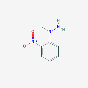 molecular formula C7H9N3O2 B1620831 1-Methyl-1-(2-nitrophenyl)hydrazine CAS No. 67522-05-8