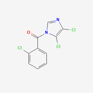 molecular formula C10H5Cl3N2O B1620834 (2-Chlorophenyl)(4,5-dichloro-1H-imidazol-1-YL)methanone CAS No. 649578-68-7