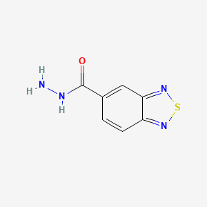 molecular formula C7H6N4OS B1620841 2,1,3-Benzothiadiazole-5-carbohydrazide CAS No. 98550-17-5