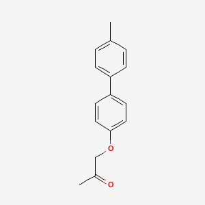molecular formula C16H16O2 B1620852 1-[4-(4-Methylphenyl)phenoxy]propan-2-one CAS No. 449737-01-3