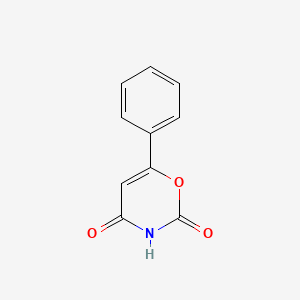 molecular formula C10H7NO3 B1620860 6-苯基-1,3-噁嗪-2,4-二酮 CAS No. 55323-83-6