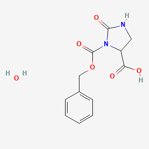 3-[(Benzyloxy)carbonyl]-2-oxoimidazolidine-4-carboxylic acid hydrate