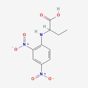 molecular formula C10H11N3O6 B1620871 2-(2,4-Dinitroanilino)butanoic acid CAS No. 31356-29-3
