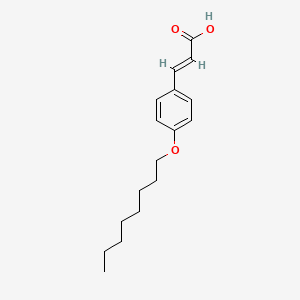 molecular formula C17H24O3 B1620873 4-(Octyloxy)cinnamic acid CAS No. 55379-97-0