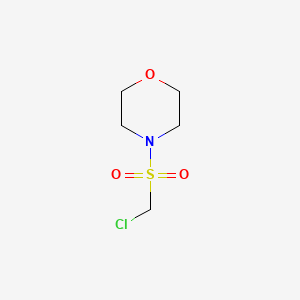 molecular formula C5H10ClNO3S B1620887 4-((Chloromethyl)sulfonyl)morpholine CAS No. 39542-27-3